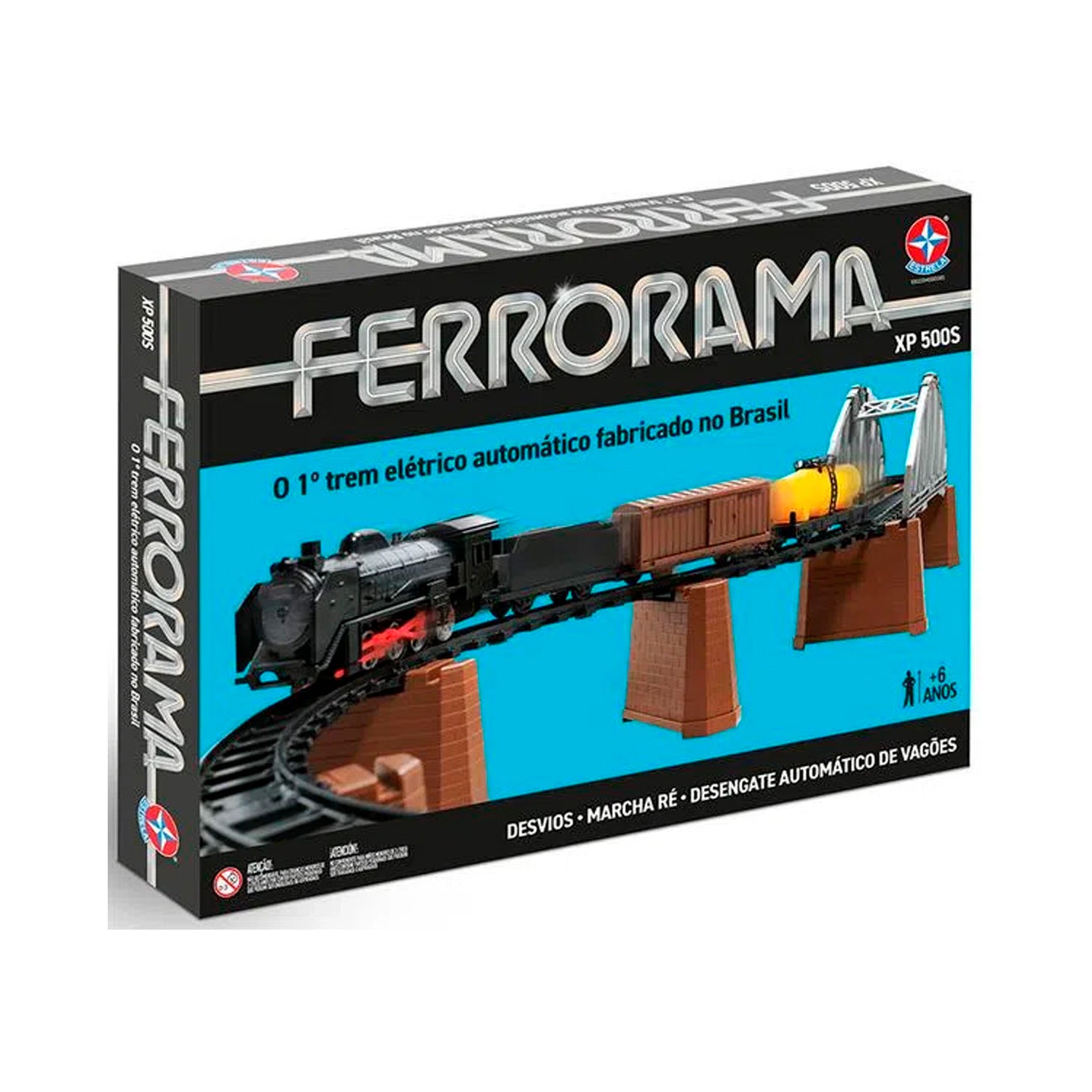 Trem Locomotiva Ferrorama Brinquedo de Criança e Adulto 