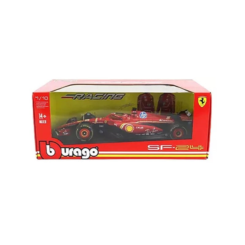 Miniatura Ferrari SF24 leclerc 1:18 - Bburago