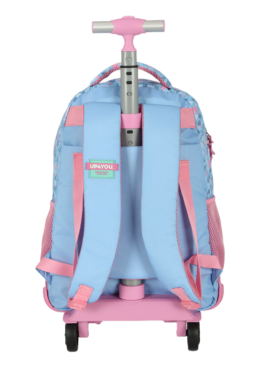 Mochila Escolar com Rodinhas Stitch e Angel – Disney Luxcel
