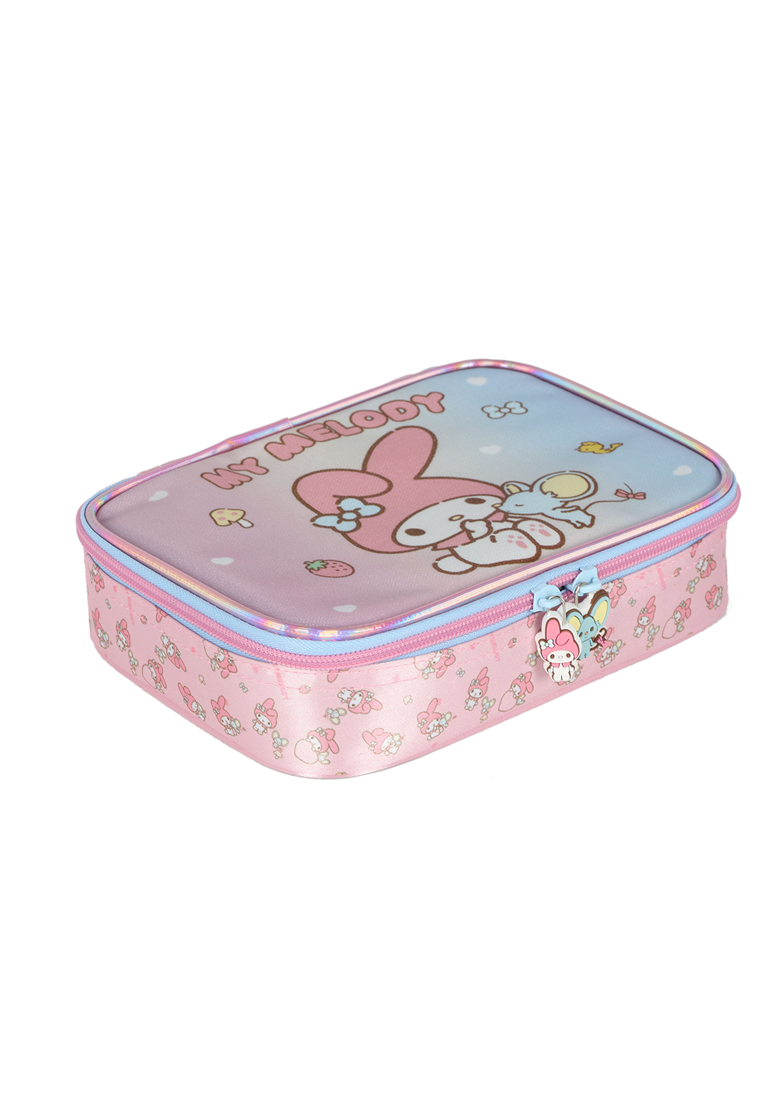 Kit Mochila e Estojo My Melody Luxcel - Doçura e organização para a rotina escolar