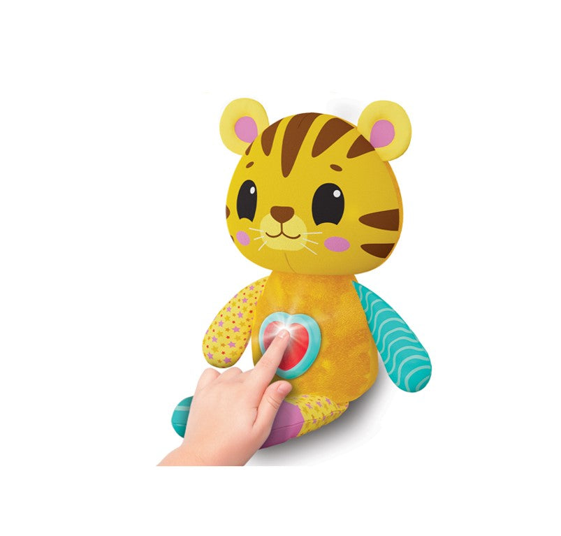 Pelúcia Musical Infantil Amigos Saudáveis Luz e Som - Shiny Toys