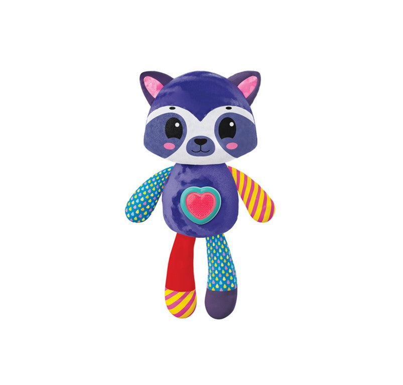 Pelúcia Musical Infantil Amigos Saudáveis Luz e Som - Shiny Toys