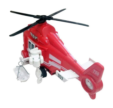 Helicóptero de resgate com luz e som 1:16 - Shinny Toys