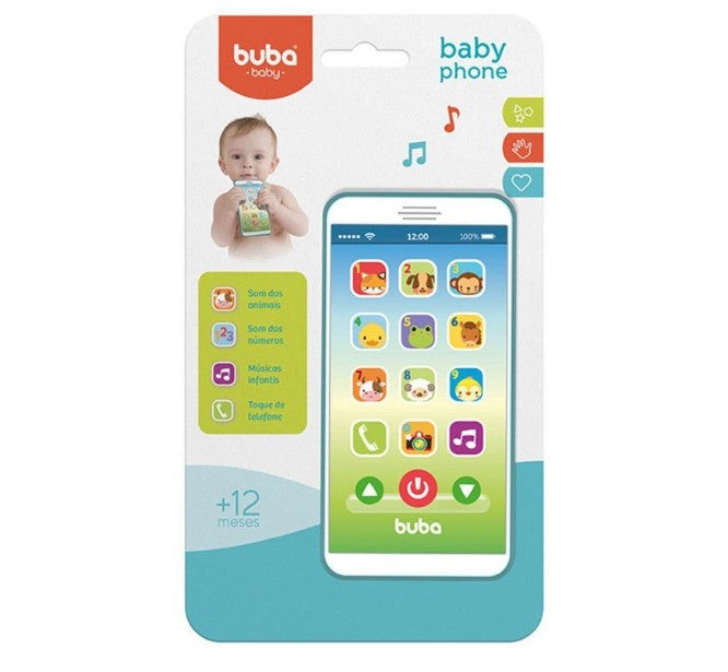 Telefone Infantil Baby Phone Azul - Buba