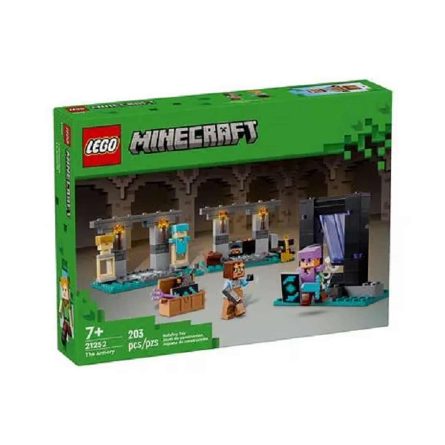 Lego 21252 Minecraft O Arsenal 203 peças