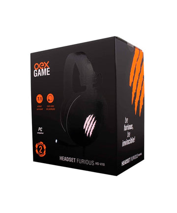 Headset Gamer - 7.1 Oex Usb Furious