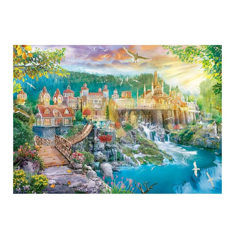 Quebra-cabeça 1000 peças Vila Encantada - Grow