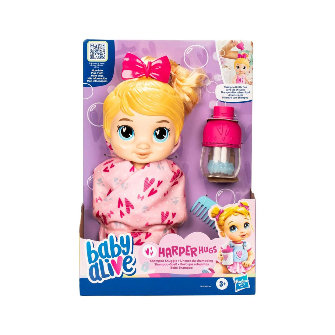 Baby Alive - Boneca Bebê Shampoo - Loira F9119 - Hasbro