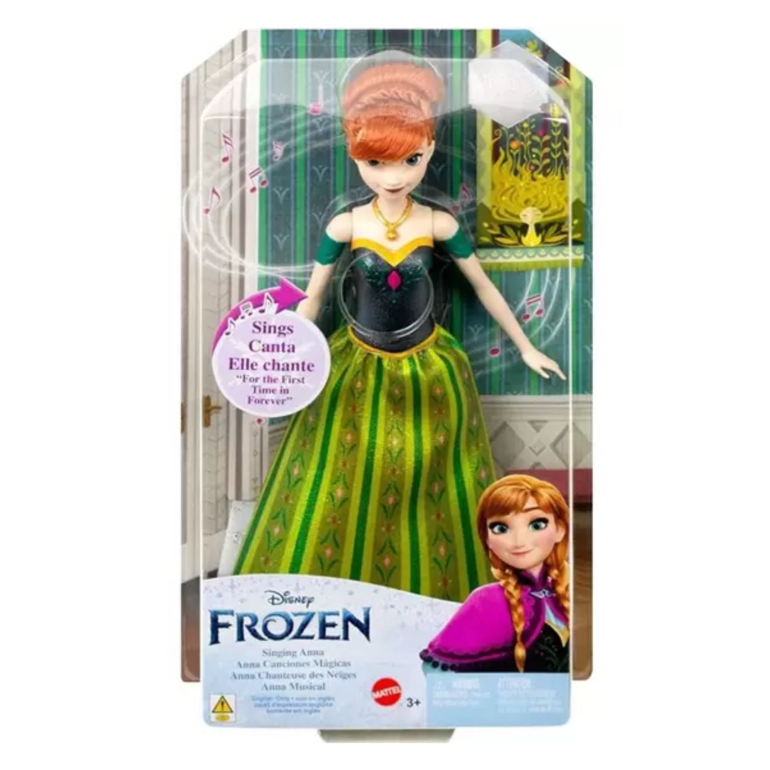 Anna Musical Cantora Boneca Frozen - Mattel HPD94