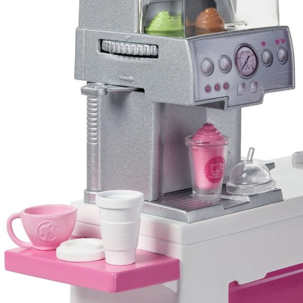 Playset e Boneca Barbie Cafeteria - Mattel GMW03