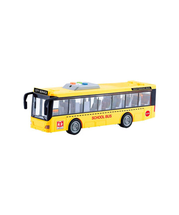 Ônibus Escolar de Fricção - 1:16 - com Luz e Som