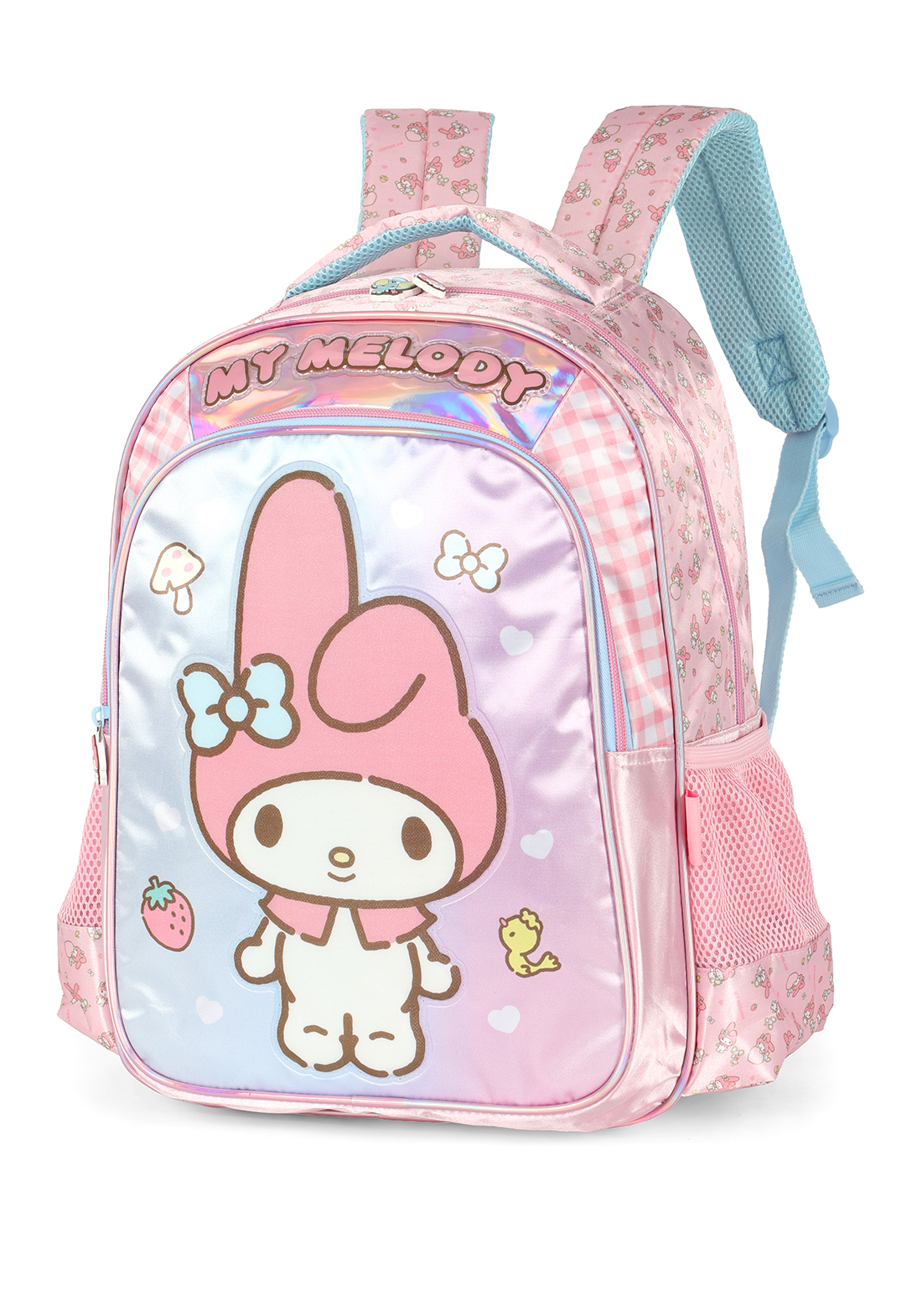 Kit Mochila e Estojo My Melody Luxcel - Doçura e organização para a rotina escolar