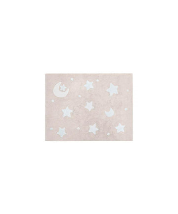 Tapete Sky Bege e Branco Estrelado - Nina & Co.