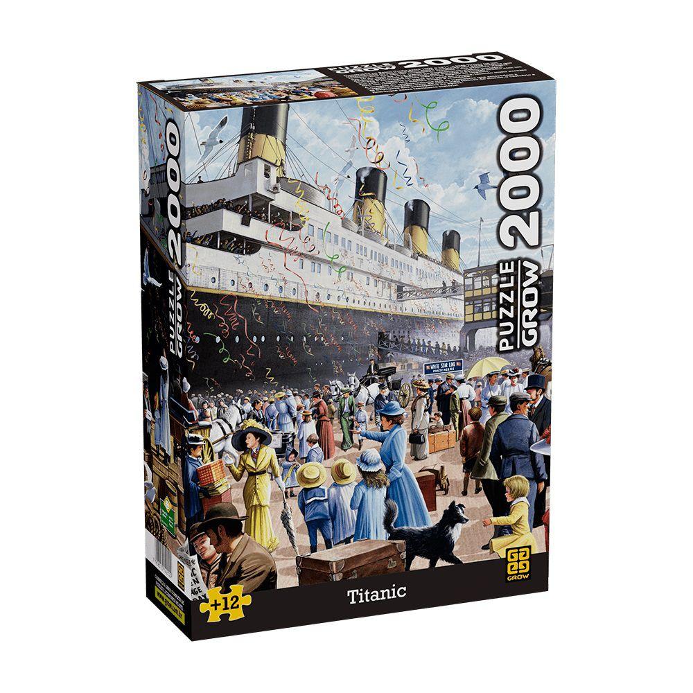Quebra-Cabeça Puzzle Titanic 2000 Peças - Grow 4212