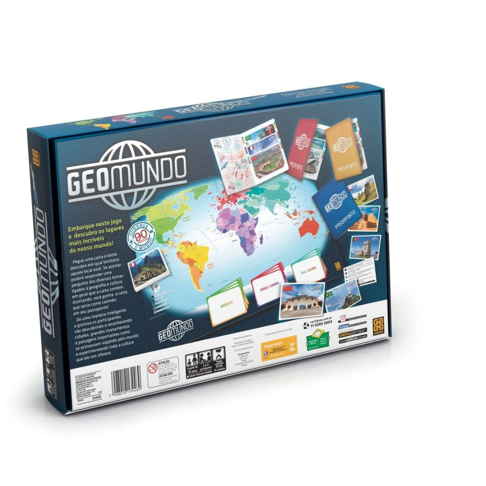 Jogo de Tabuleiro Geomundo - Grow