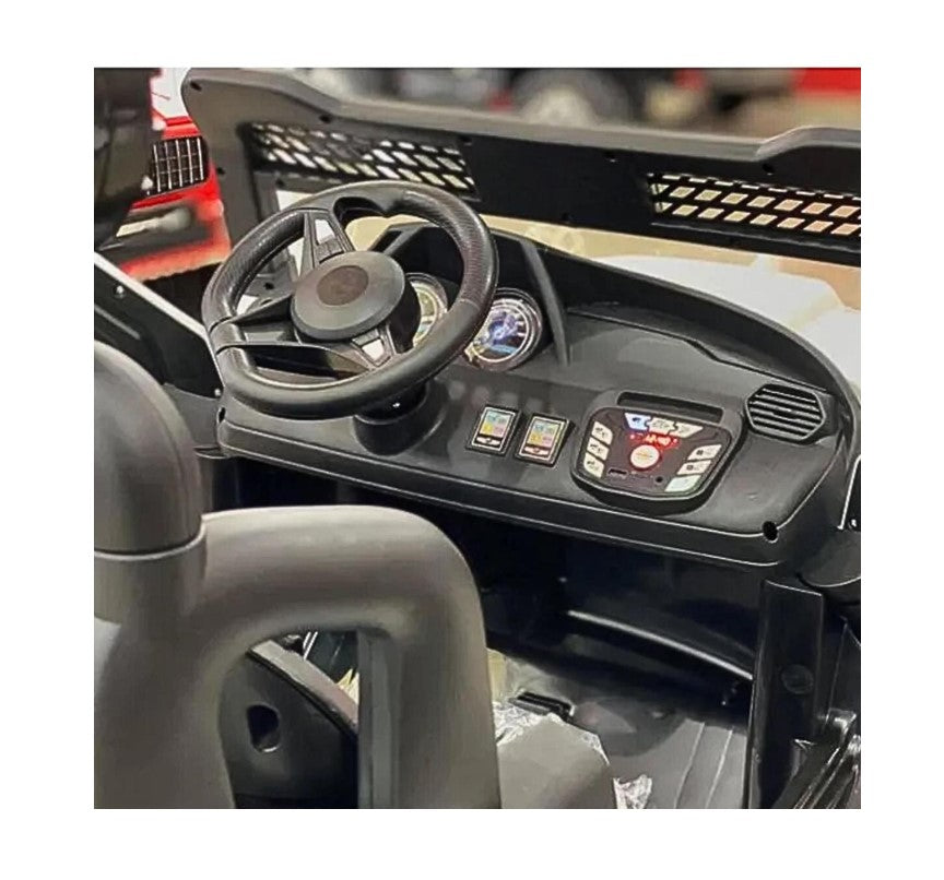 Jipe Elétrico Off Road 12v 4x4 Cinza Com Luz - Zippy Toys