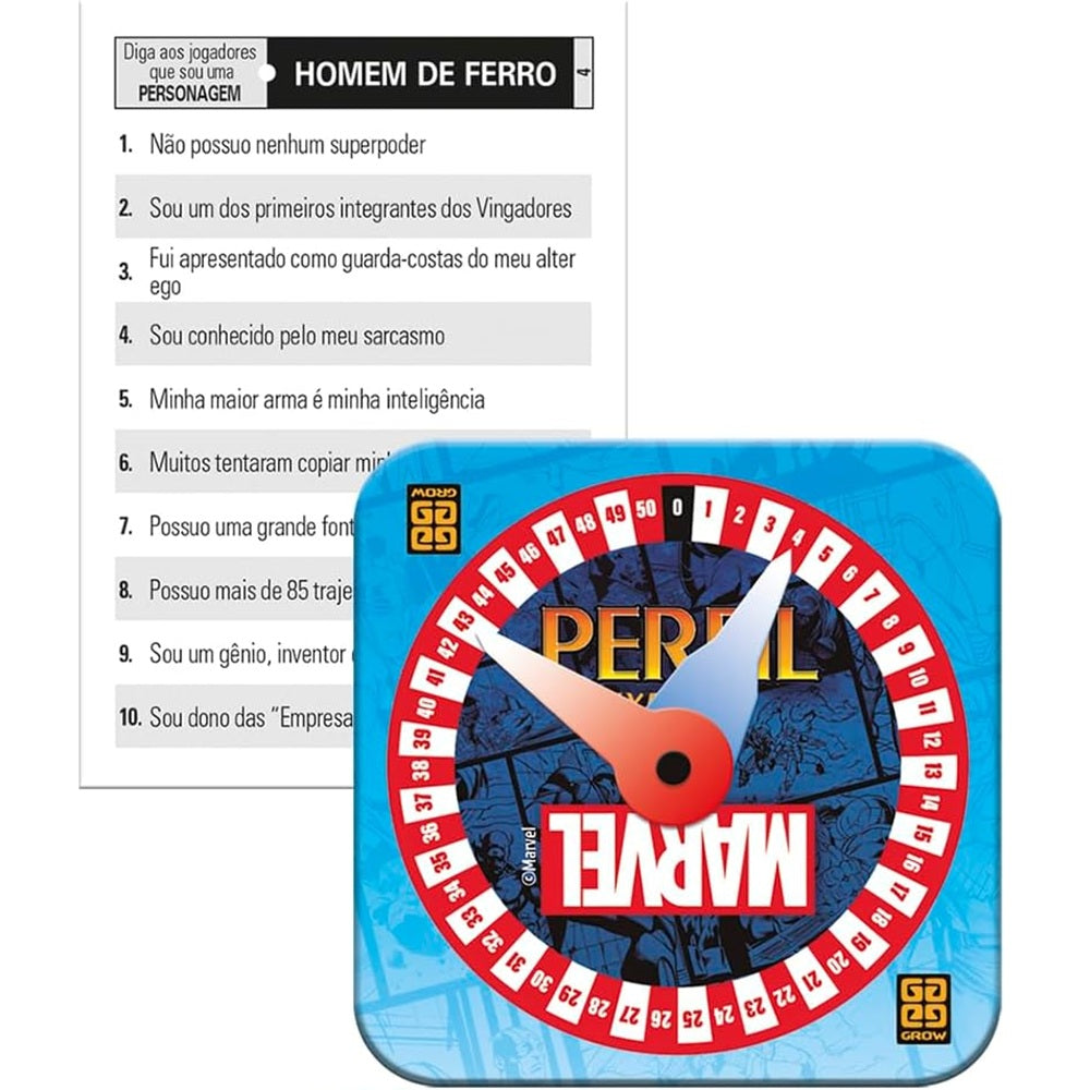 Jogo Perfil Express Marvel - Grow