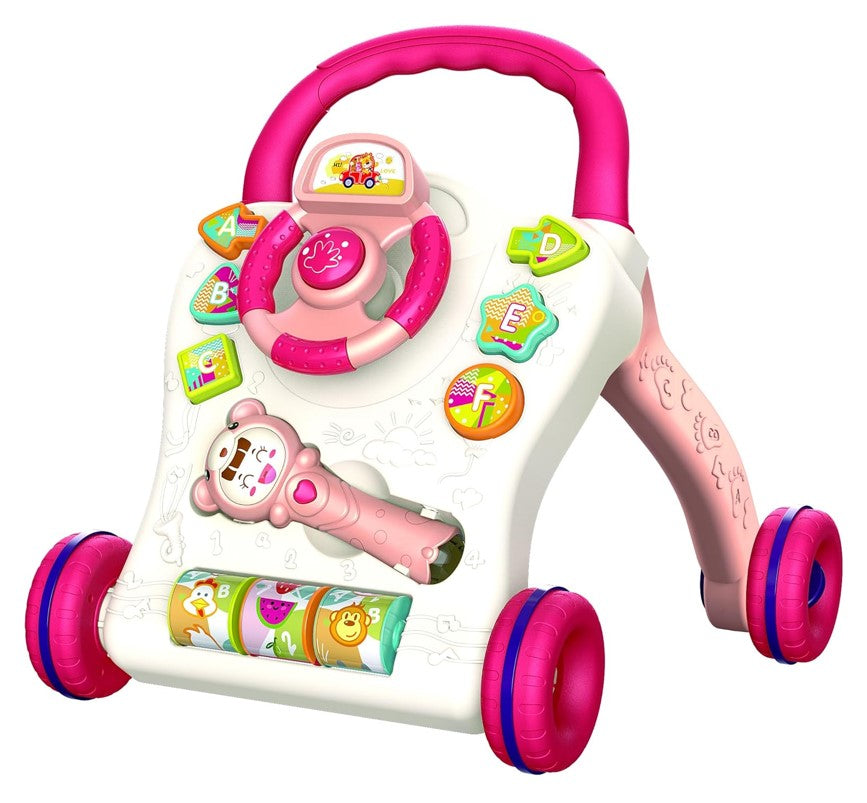 Apoiador Infantil Didatico Musical Rosa - Zoop Toys