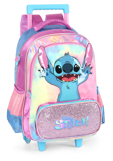 Mochila de Rodinhas Stitch Disney Luxcel – Original, Brilhante e Super Divertida!