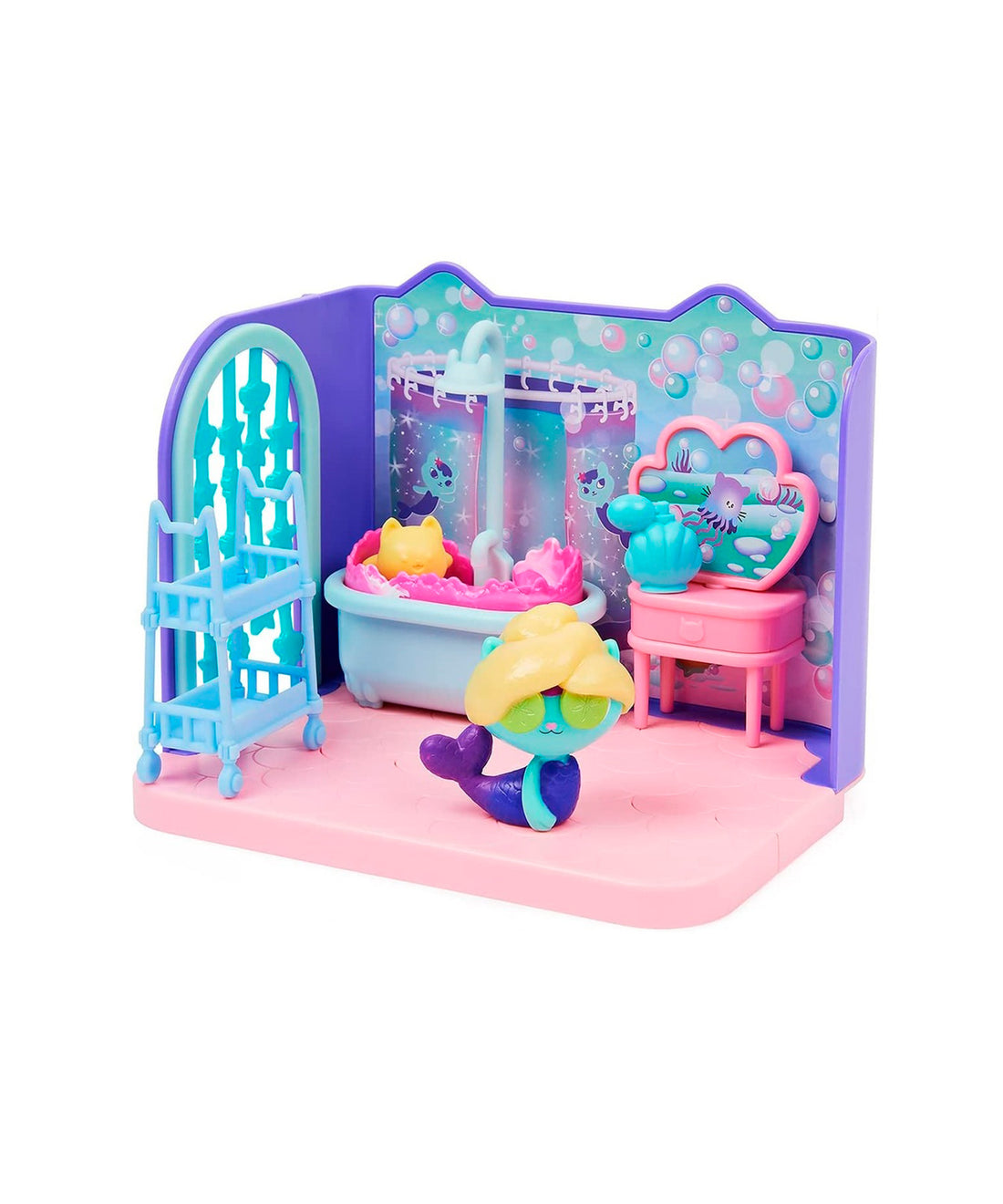 Gabby Dollhouse - Playset Banheiro Com Mercat