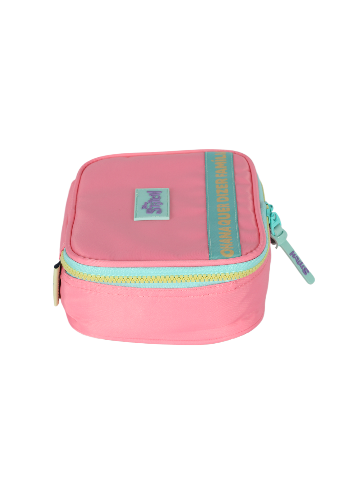 Estojo Box Organizador Stitch Disney Luxcel Rosa Ohana
