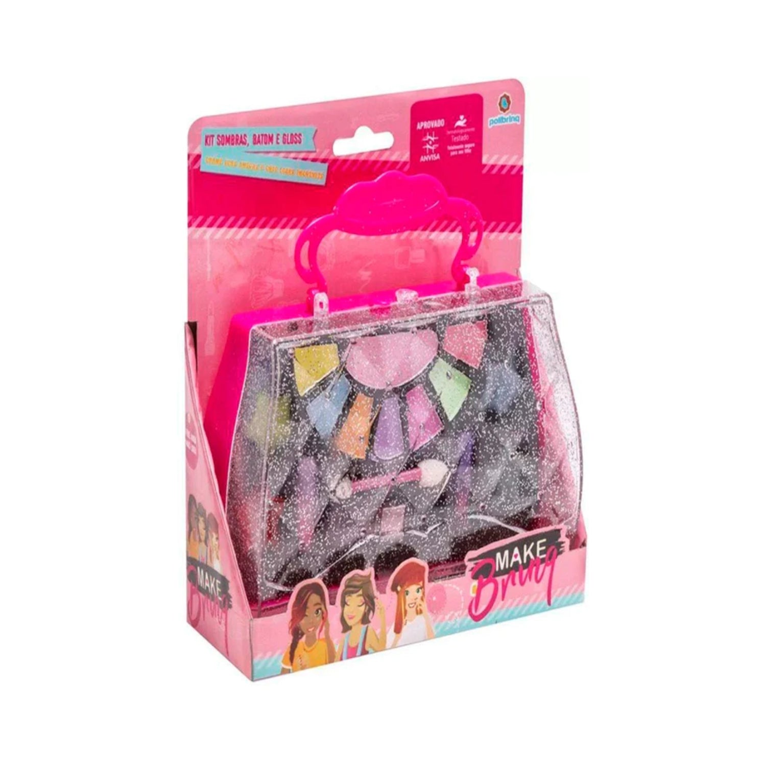 Kit Maquiagem Infantil com Bolsa Maleta