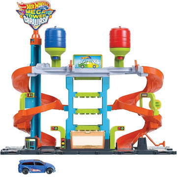 Hot Wheels City Mega Tower Lava Rápido - Mattel