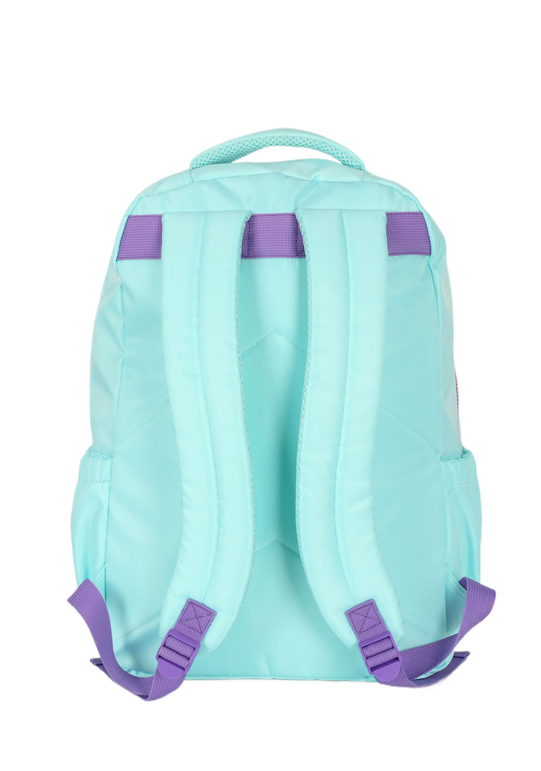 Mochila de Costas G Stitch Disney Luxcel | Turquesa Roxo | Ohana | Com Chaveiro Fofo