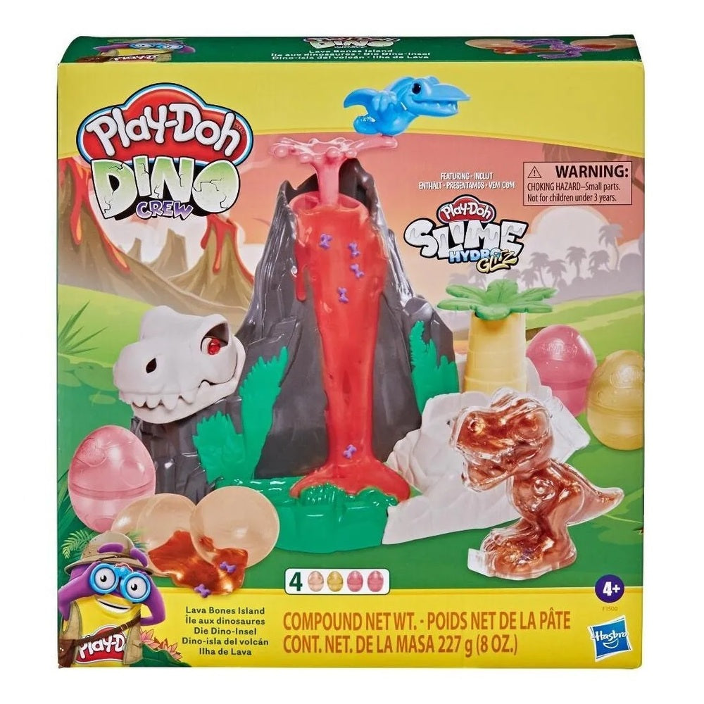 Play-Doh Slime Dino Crew Ilha de Lava F1500 - Hasbro