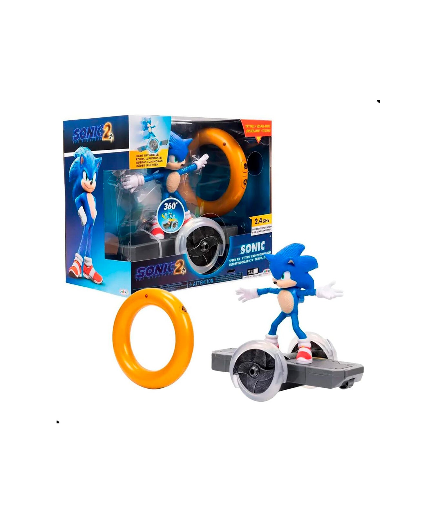 Boneco Sonic 2 Movie - Sonic Speed Rc