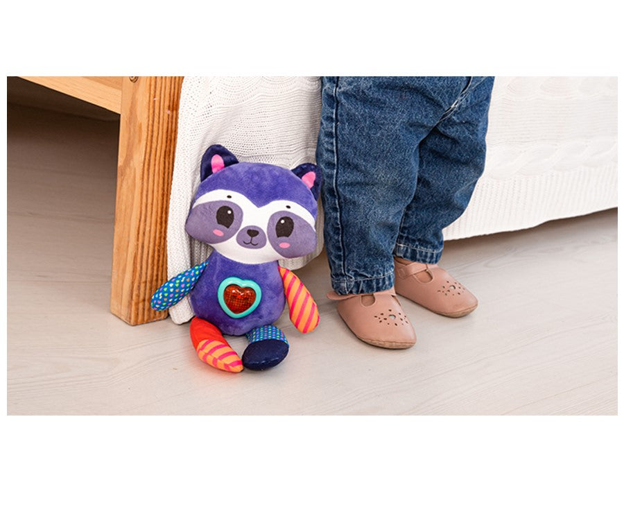 Pelúcia Musical Infantil Amigos Saudáveis Luz e Som - Shiny Toys