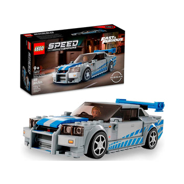 Lego Speed Champion - Nissan Skyline Gt-R (R34) - 2 Fast 2 Furious