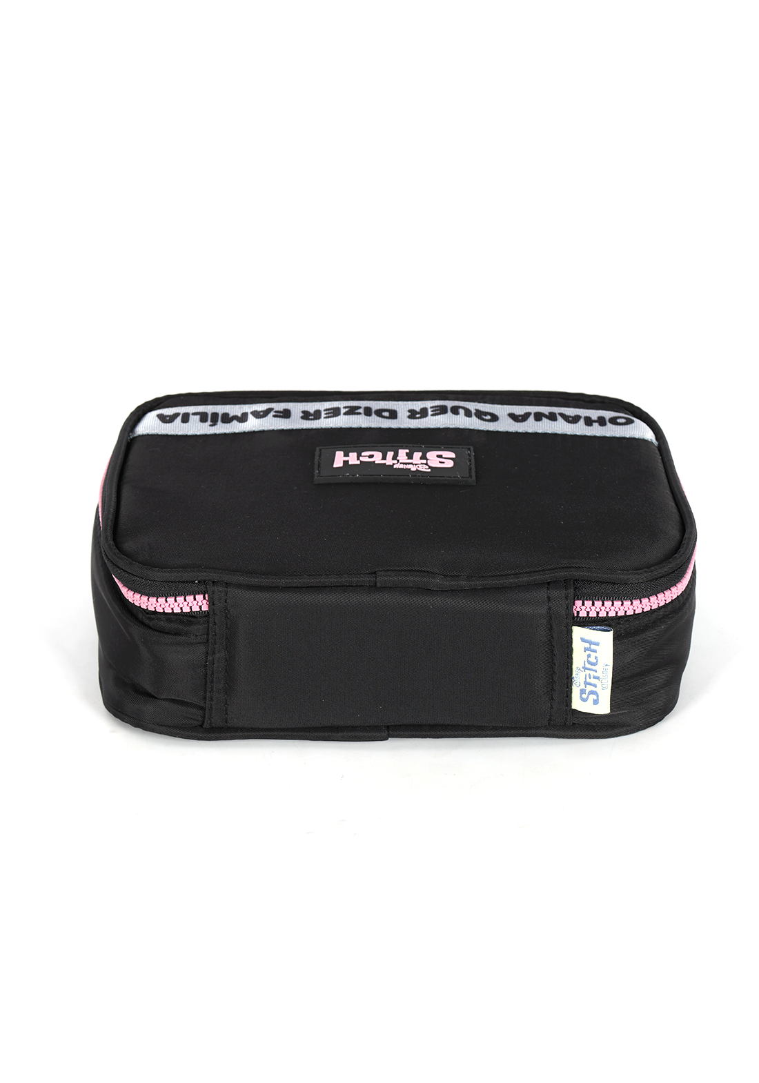 Estojo Box Organizador Stitch Disney Luxcel Preto e Pink Ohana
