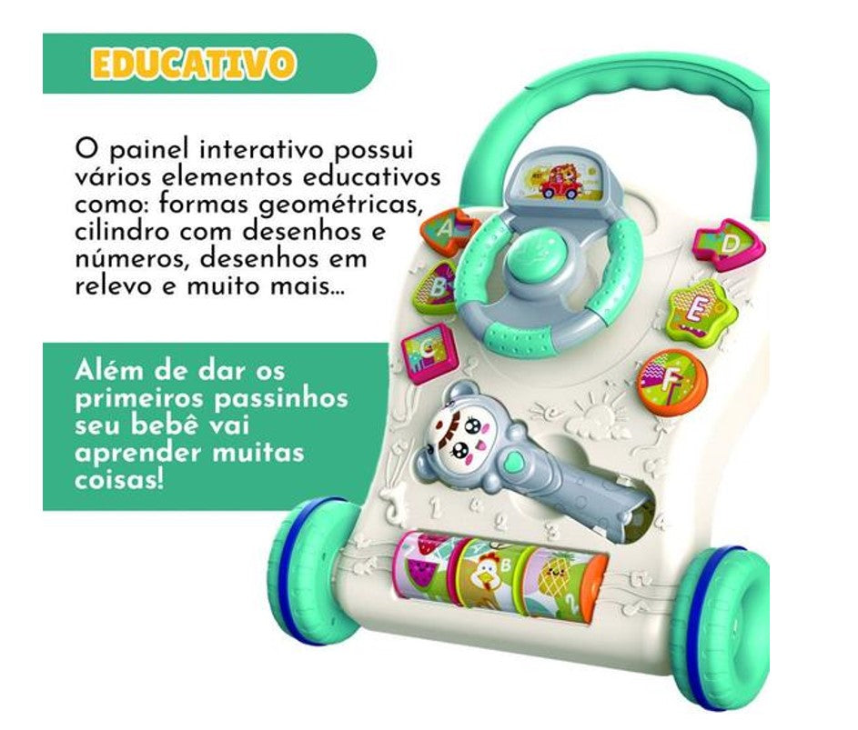 Apoiador Infantil Didático Musical Azul - Zoop Toys
