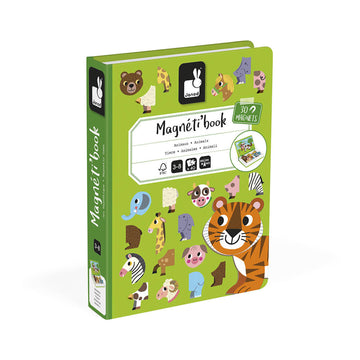 Livro Magnético Vida Animal 40 Peças - Janod