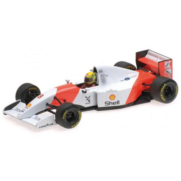 Miniatura 1/18 McLaren MP4/8 Ayrton Senna GP 1993 Australia - Bburago