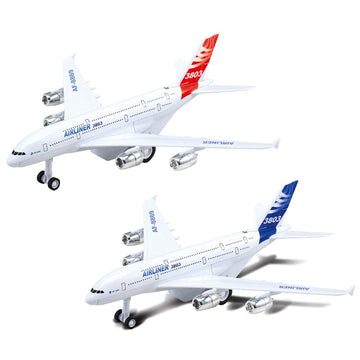 Avião de Brinquedo Airliner com luz e som - SHINY TOYS