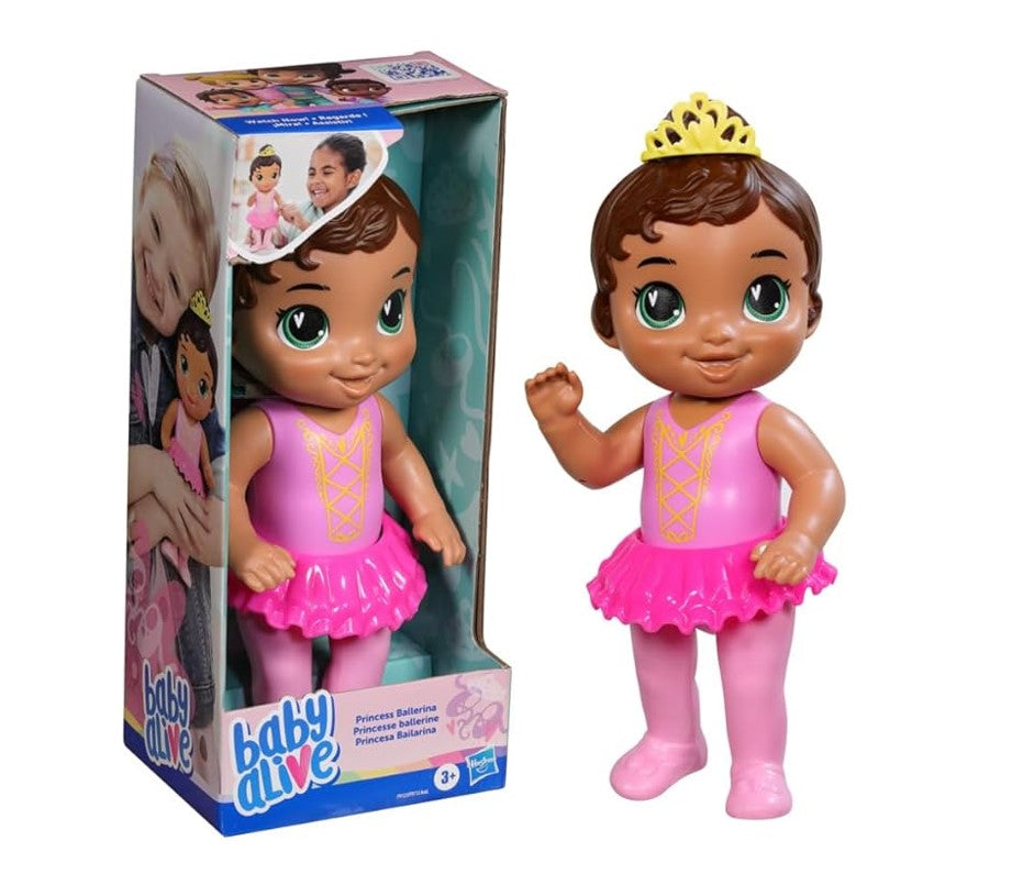 Boneca Baby Alive Princesa Bailarina Morena - Hasbro