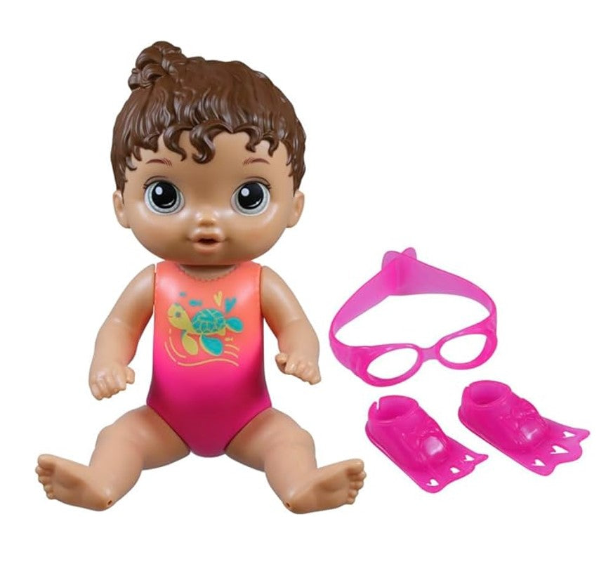 Boneca Baby Alive Bebê Na Piscina Morena - Hasbro