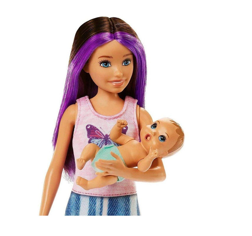 Boneca Barbie Skipper Conjunto De Dormir - Mattel HJY33