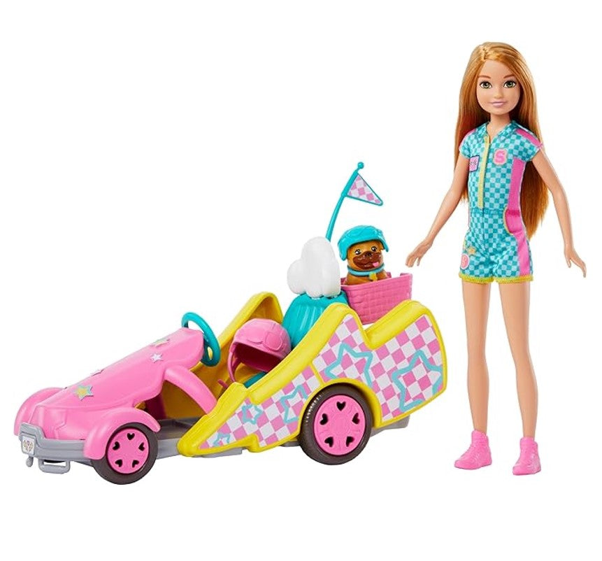 Barbie Stacie Ao Resgate Com Veículo Go Kart - Mattel