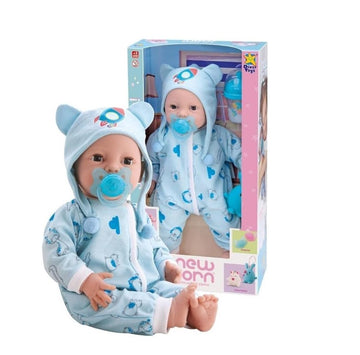 Boneca Diver New Born Brincando De Pijama Menino - Divertoys