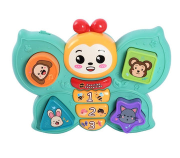 Brinquedo Borboleta com Teclas Musicais para Bebê