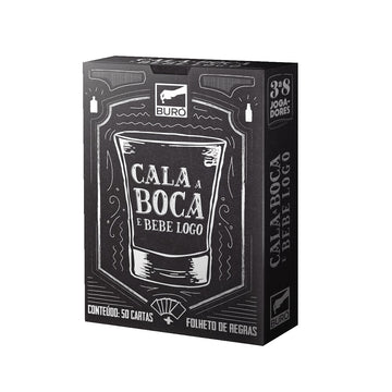 Jogo De Cartas Cala a Boca e Bebe Logo - Buró