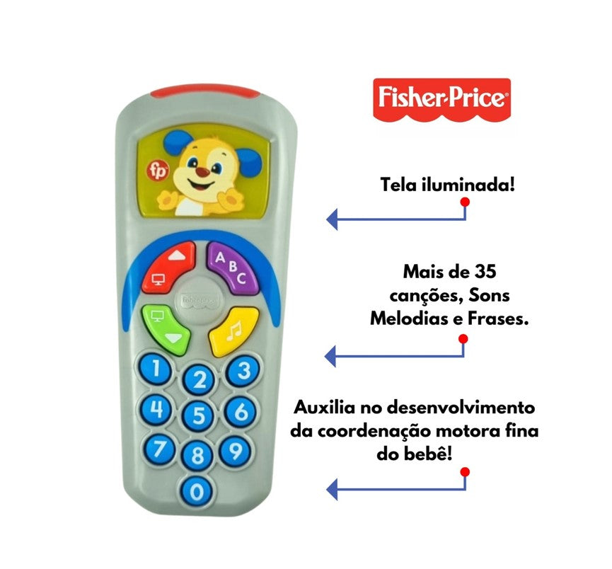 Controle Remoto Cachorrinho Fisher Price - Mattel