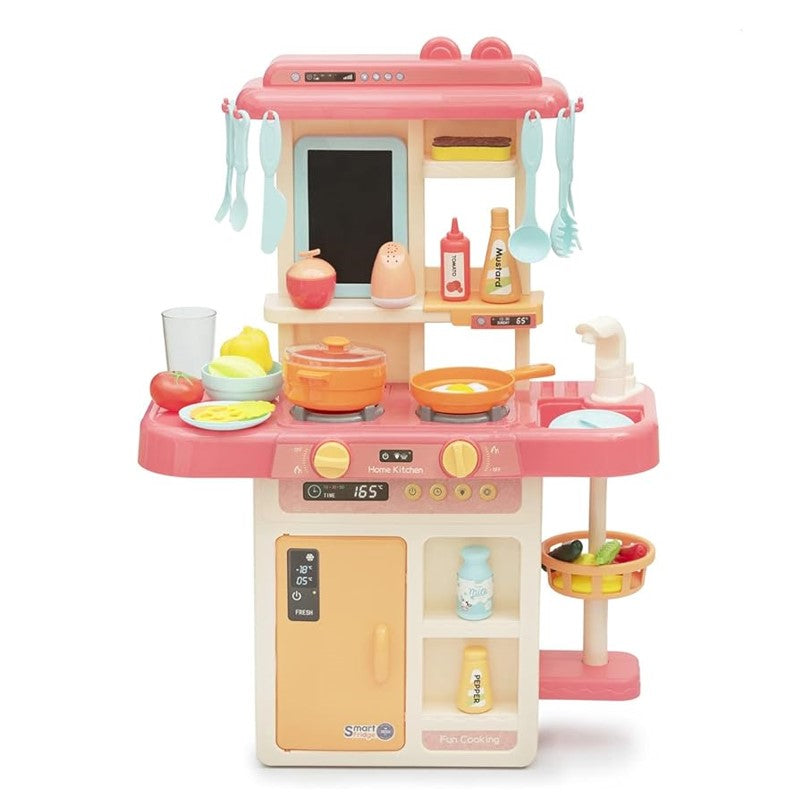 Cozinha Infantil Rosa Luz E Som 42 Peças - Shiny Toys