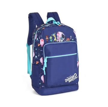 Mochila de Costas Divertidamente 2 Roxo Juvenil Luxcel