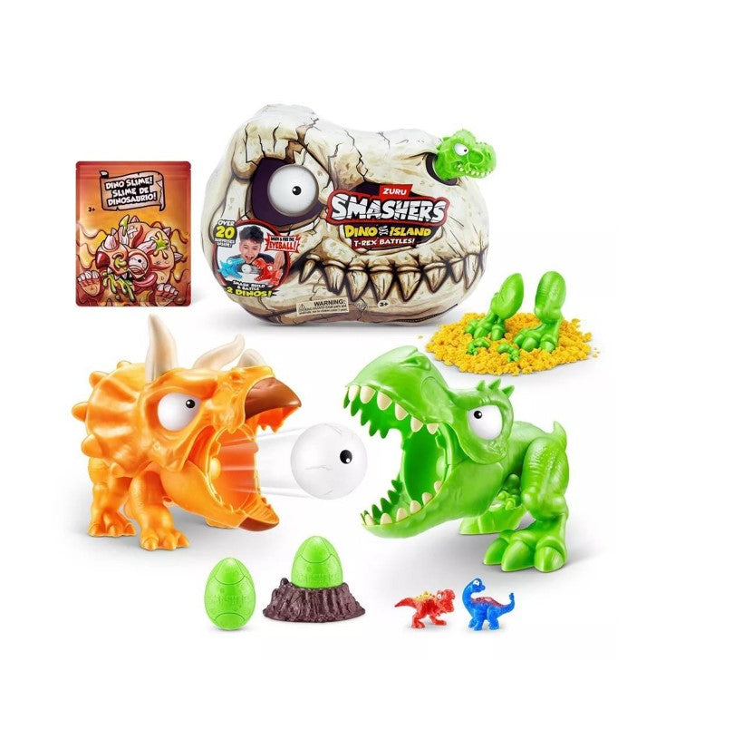 Smashers Dino Island Séries Mini T-Rex Battles - Fun