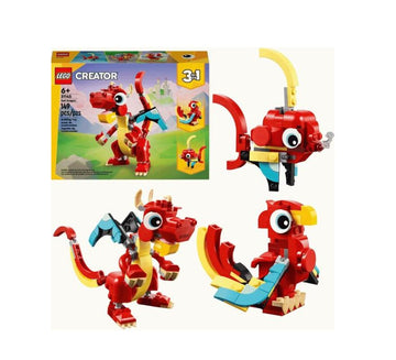 Lego Creator 3 em 1 Dragão Vermelho - 31145