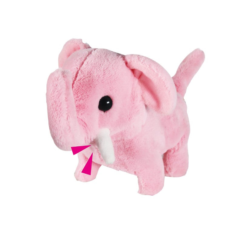 Pelúcia Elefante Baby Com Som Little Pets - Shiny Toys